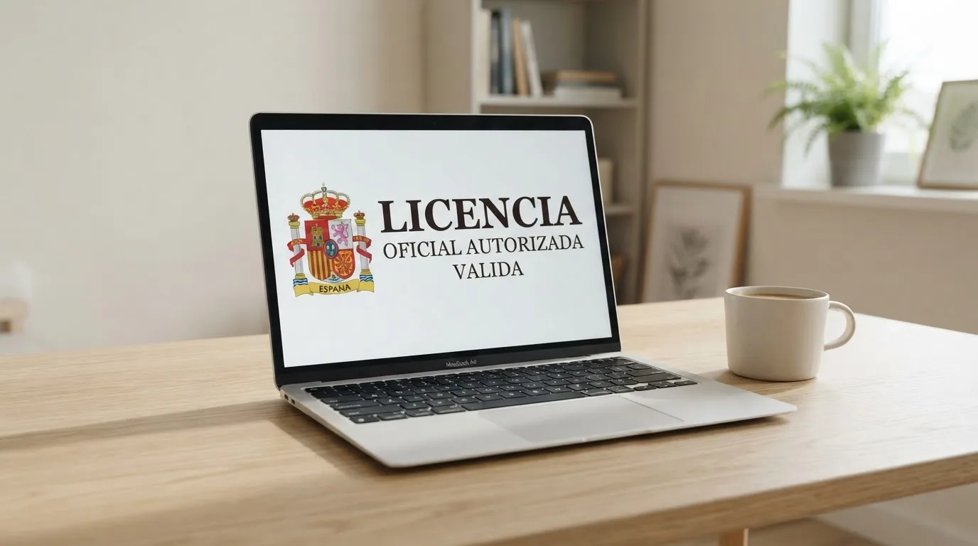 Una sala de tribunal vacía con bancos de madera a la luz de la mañana